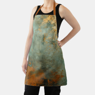 Kupfer Patina Rustik Metallisch Schürze
