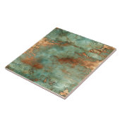 Kupfer Patina Rustikale Keramik Fliese (Seite)