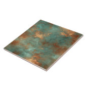Kupfer Patina Rustikale Keramik Fliese (Seite)