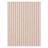 Kupfer Penny Coin Pattern - Lincoln Cent Design Tischdecke (Vorderseite)