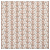 Kupfer-Penny-Münzmuster – Lincoln-Cent-Design Stoff (Muster)