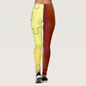 Kupfer-Puzzle Leggings (Rückseite)