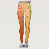 Kupfer-Puzzle Leggings (Vorderseite)