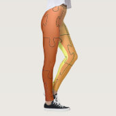 Kupfer-Puzzle Leggings (Rechts)