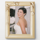 Kupfer Rahmen Pic Blume Bridge Foto Plaque (Vorderseite)