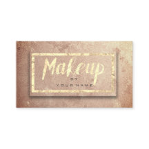 Kupfer Rose Gold Blush Schönheit Makeup Artist Gla