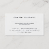 Kupfer-Rose Gold Bokeh Bestellungskarte Terminkarte (Rückseite)