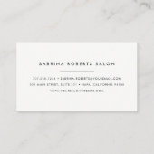 Kupfer Rose Gold Bokeh | Loyalität Treuekarte (Rückseite)