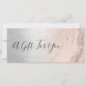 Kupfer Rose Gold Glitzer & Silber Make-up Künstler (Vorderseite)