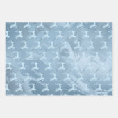 Kupfer-Rose Gold Weihnachtsrentiere-Marmor Geschenkpapier Set (Vorderseite 3)