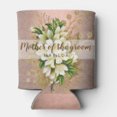 Kupfer-Rose Goldblütenmutter Dosenkühler (Rückseite)