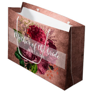 Kupfer-Rose Goldblütenmutter Große Geschenktüte