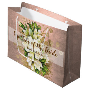 Kupfer-Rose Goldblütenmutter Große Geschenktüte