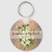 Kupfer-Rose Goldblütenpracht Schlüsselanhänger (Vorderseite)