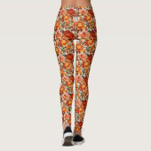 Kupfer-Rose Leggings (Rückseite)