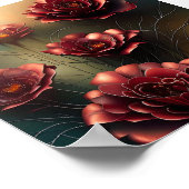 Kupfer-Rose Poster (Ecke)