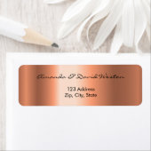 Kupfer-Rücksendeadresse (Insitu)