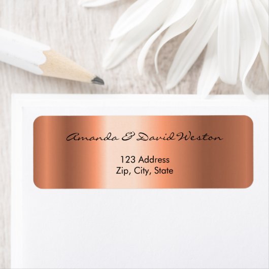 Kupfer-Rücksendeadresse (Insitu)