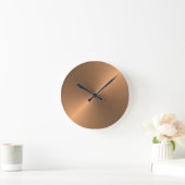 Kupfer Runde Wanduhr (Zuhause)