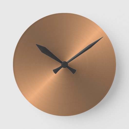 Kupfer Runde Wanduhr (Vorderseite)