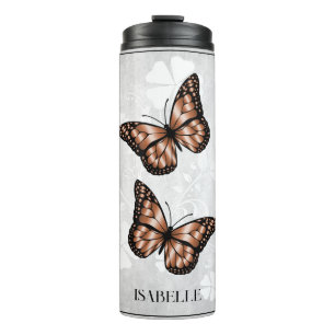 Kupfer-Schmetterling Personalisiert Thermosbecher