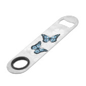 Kupfer-Schmetterling Personalisierter Bar-Key Speed Flaschenöffner (Rückseite Schrägansicht)