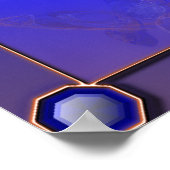 Kupfer-Schmetterlinge drucken Poster (Ecke)