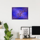 Kupfer-Schmetterlinge drucken Poster (Heimbüro)