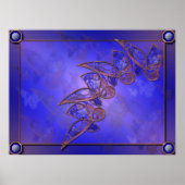 Kupfer-Schmetterlinge drucken Poster (Vorne)