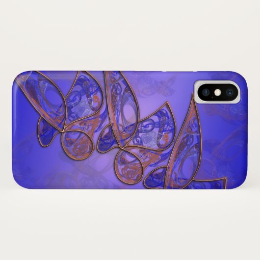 Kupfer-Schmetterlinge iPhone Case-Mate Hülle (Rückseite (Horizontal))