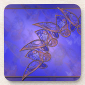 Kupfer-Schmetterlinge Kork-Untersetzer Untersetzer (Vorderseite)