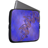 Kupfer-Schmetterlinge Laptop-Sieb Laptopschutzhülle (Vorne Rechts)