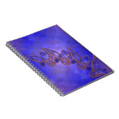 Kupfer-Schmetterlinge-Notebook Notizblock (Rechte Seite)