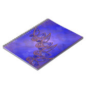 Kupfer-Schmetterlinge-Notebook Notizblock (Linke Seite)