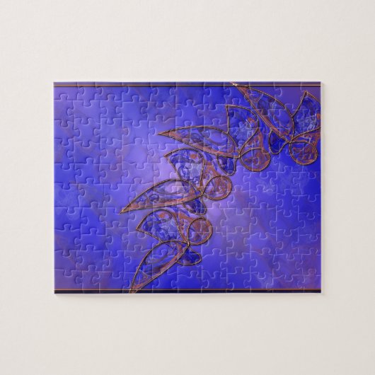 Kupfer-Schmetterlinge-Puzzle Puzzle (Horizontal)