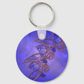 Kupfer-Schmetterlinge-Schlüsselanhänger Schlüsselanhänger (Vorderseite)