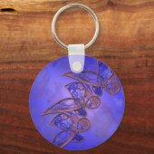 Kupfer-Schmetterlinge-Schlüsselanhänger Schlüsselanhänger (Vorderseite)