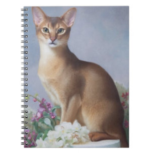 Kupfer-Schönheit – Abyssinian-Katzen-Notizbuch Notizblock