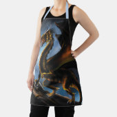 Kupfer Schwarzer Golddrache Schürze (InSitu)