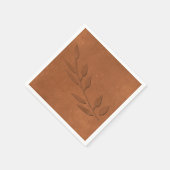 Kupfer Serviette (Ecke)