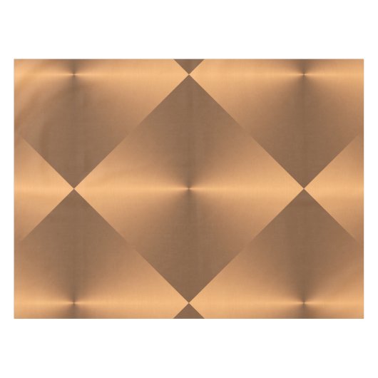 Kupfer-Shine-Diamanten Tischdecke (Vorderseite (Horizontal))