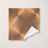 Kupfer-Shine-Winkel Badhandtuch Set (Waschlappen)