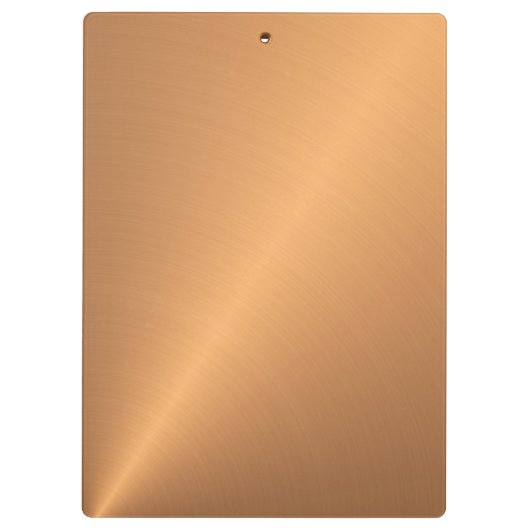 Kupfer-Shine-Winkel Klemmbrett (Rückseite)