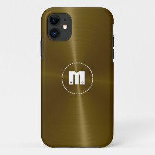 Kupfer Shiny Edelstahl Metall iPhone 11 Hülle