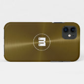 Kupfer Shiny Edelstahl Metall Case-Mate iPhone Hülle (Rückseite (Horizontal))