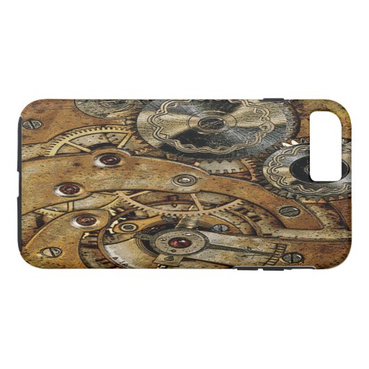 Kupfer Steampunk Antike Case-Mate iPhone Hülle (Rückseite (Horizontal))