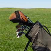 Kupfer-Taue-Monogramm Golf Headcover (In SItu)