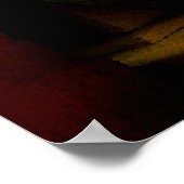 Kupfer Tea Kettle auf Windows Poster (Ecke)