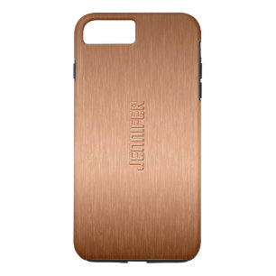 Kupfer-Tonen gebürstetes Aluminium-Look Case-Mate iPhone Hülle