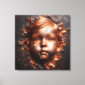 Kupfer-Träume der Unschuld Leinwanddruck (Vorderseite)